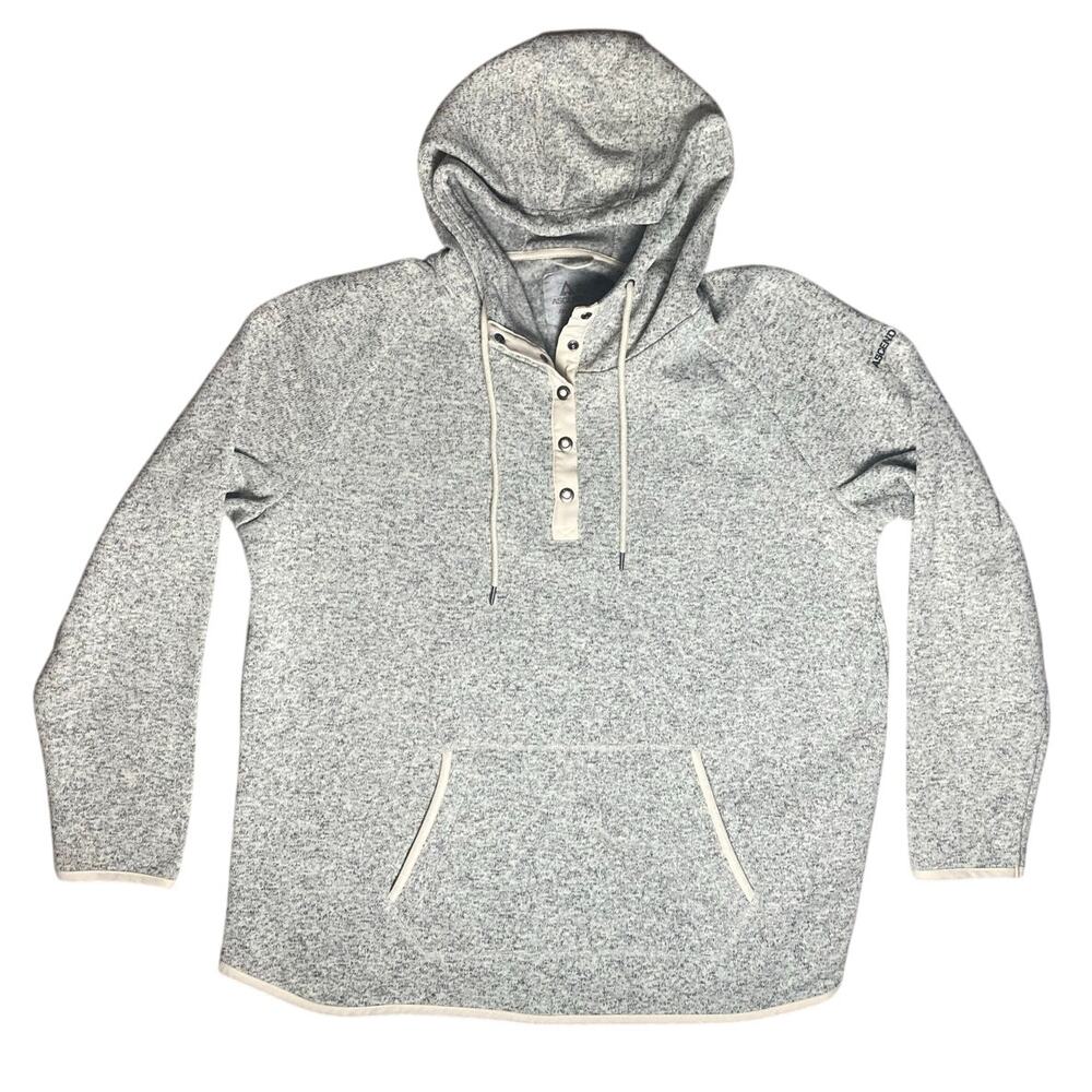 Men's XXL Ascend Bass Pro Shop Pullover Sweat Shirt With Hood Polyester